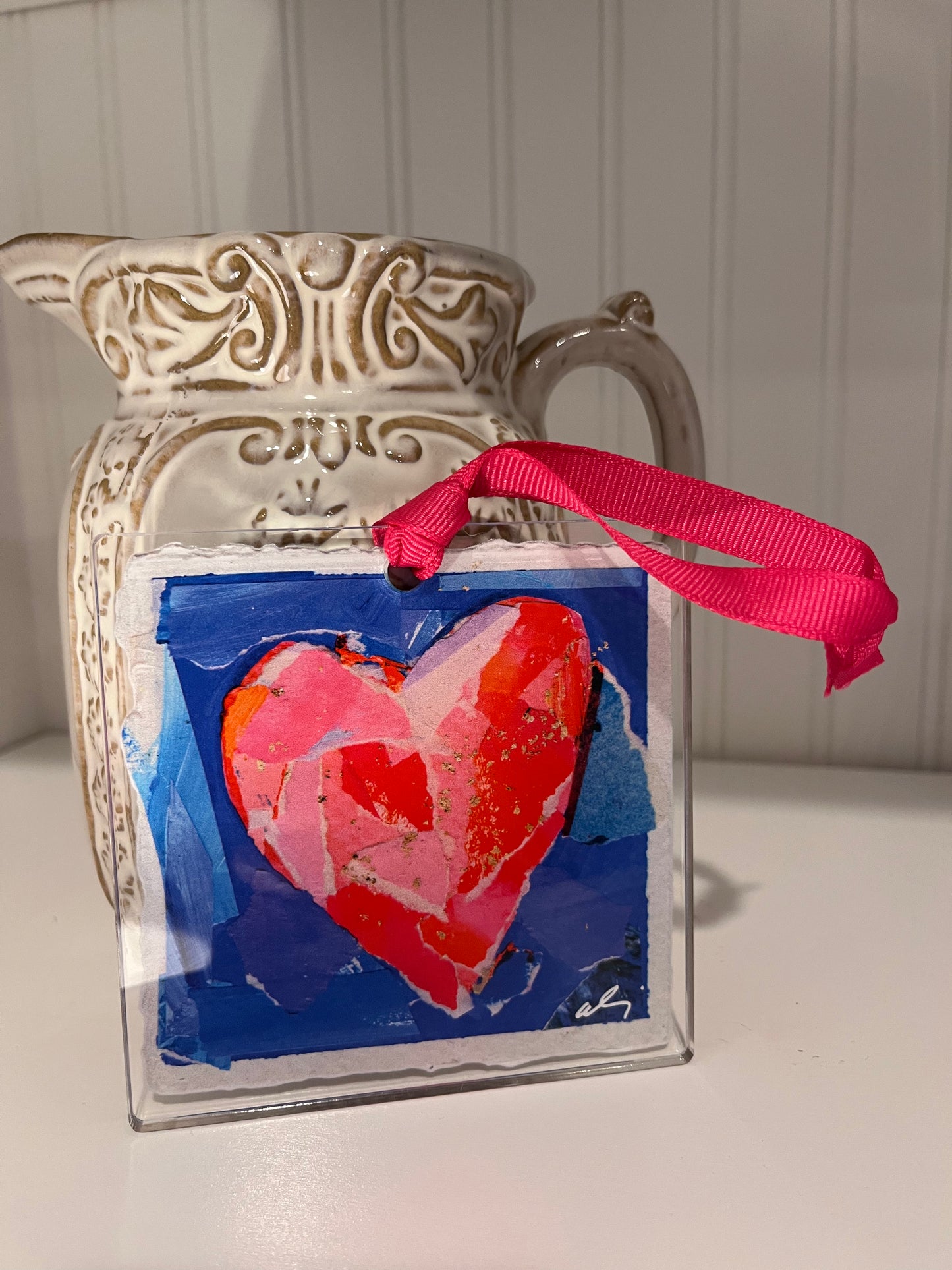 Acrylic Ornament: Love Notes Heart (limited stock)