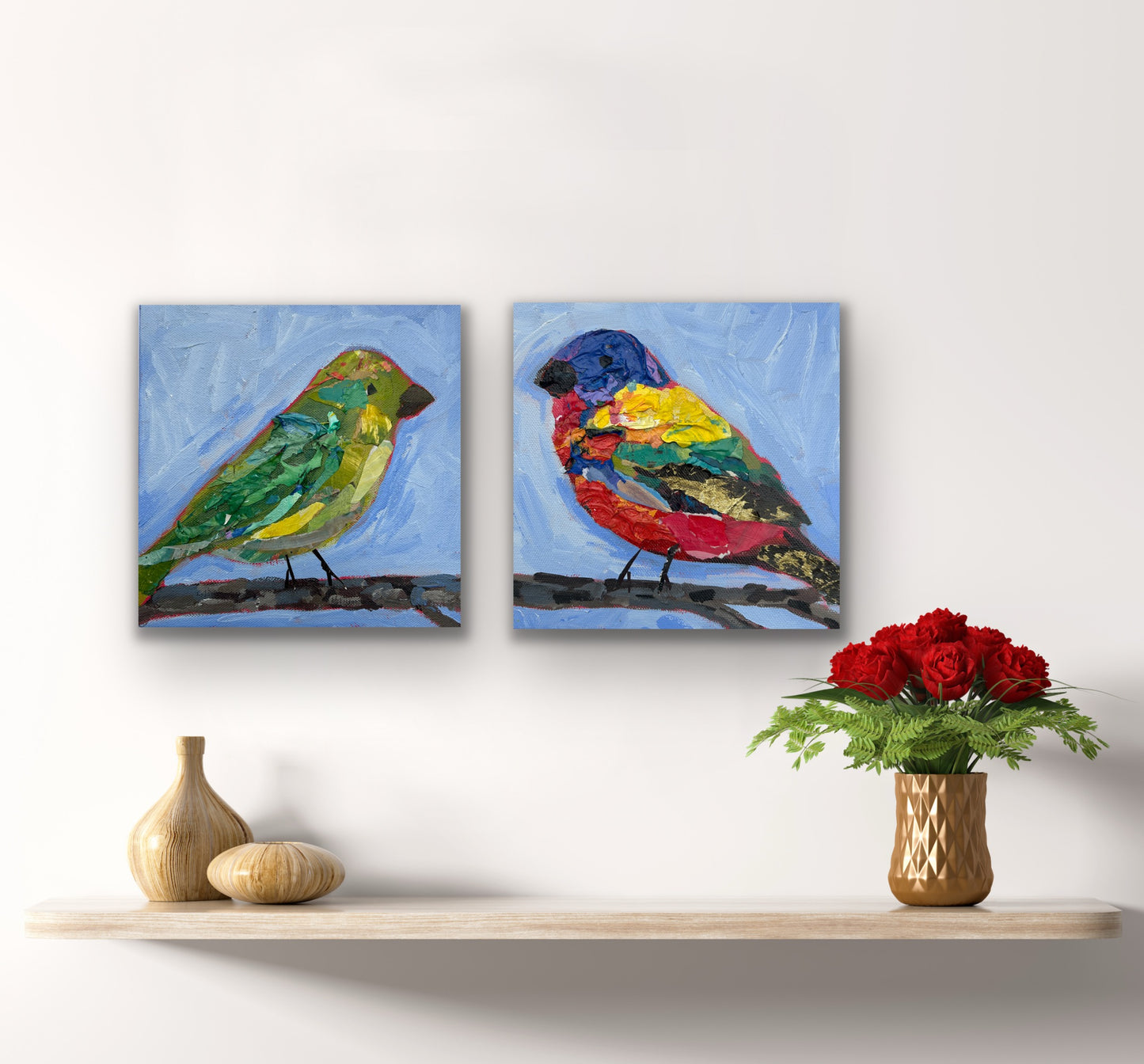 Papa Painted Bunting