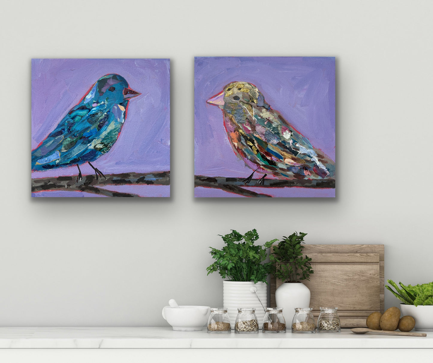 Mama Indigo Bunting