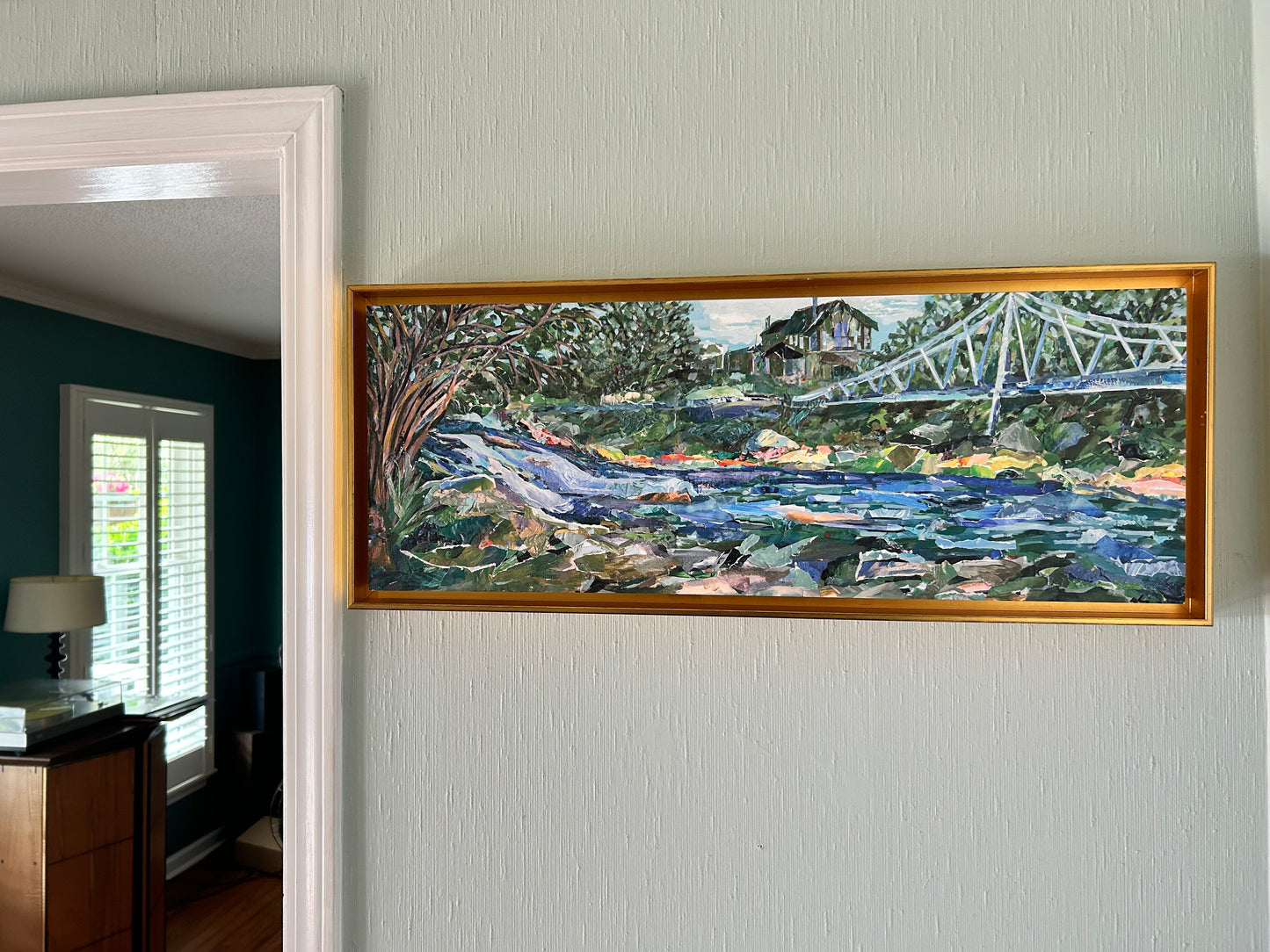 Canvas & Paper Prints: Saturday Morning/ Liberty Bridge Downtown Greenville