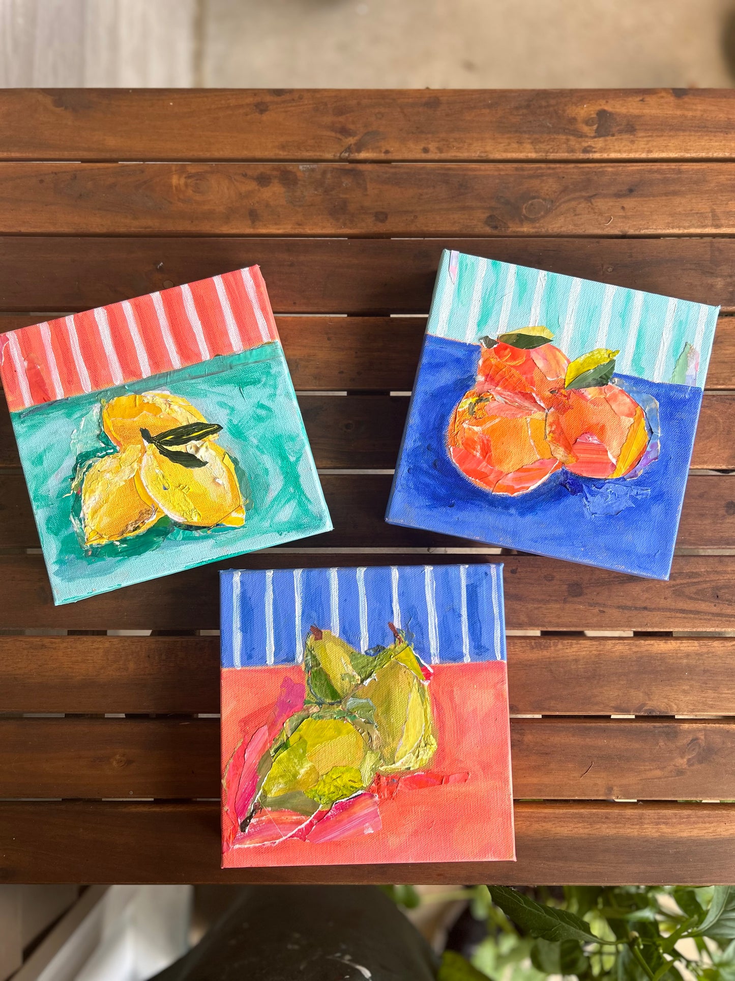 Orange You Happy, Lemon Pie, & Pear Party (SOLD)