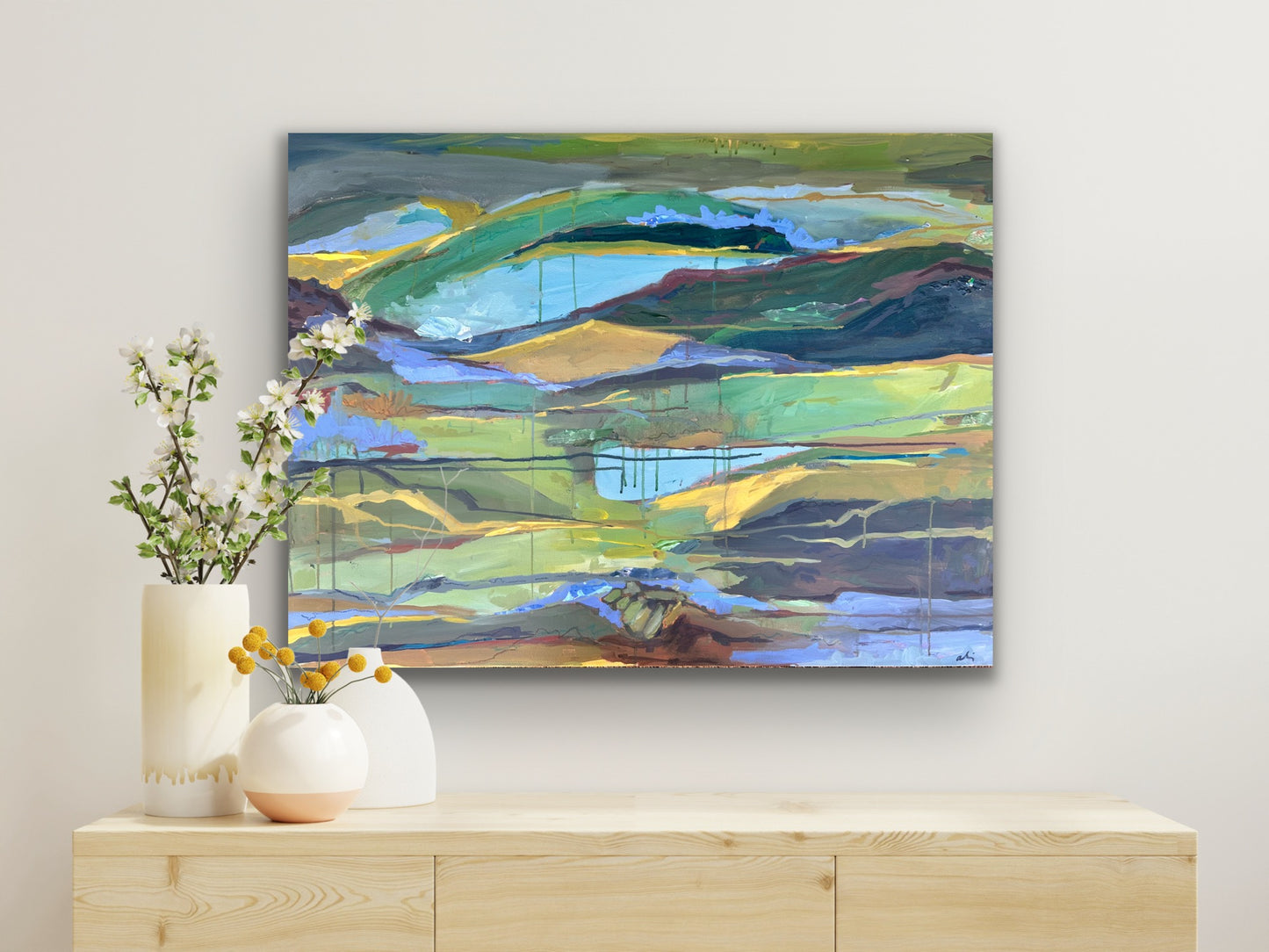 Canvas & Paper Prints : Alive; Landscape Abstract