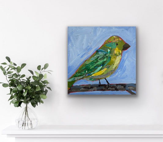 Mama Painted Bunting