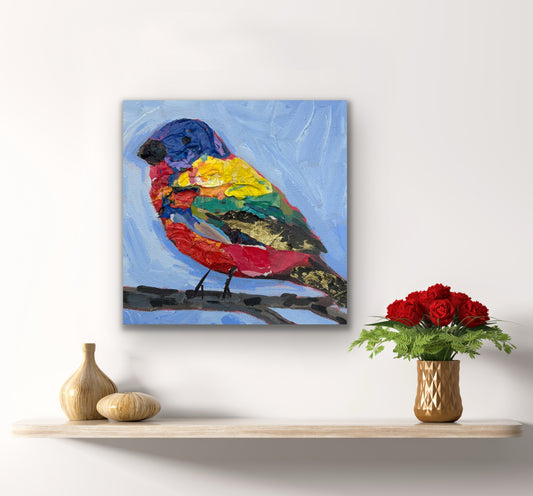 Papa Painted Bunting